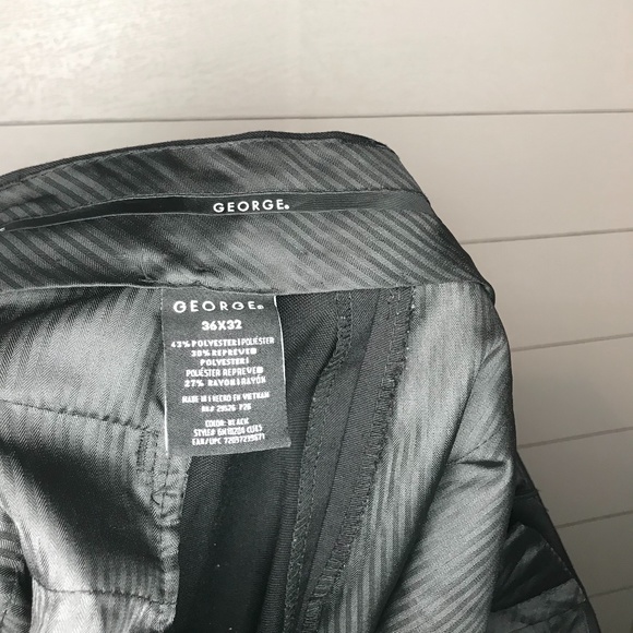 30 x 36 black dress pants